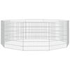 vidaXL Free Range Animal Enclosure 10-Panel 54x60 cm Galvanised Iron