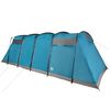 vidaXL Family Tent Tunnel 8-Person Blue Waterproof