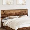 vidaXL Headboard Old Wood 200 cm Engineered Wood