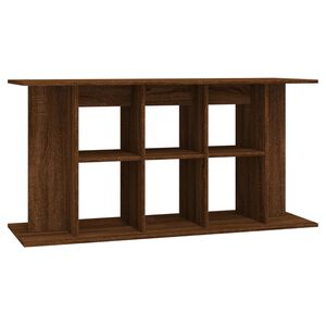 vidaXL Aquarium Stand Brown Oak 120x40x60 cm Engineered Wood