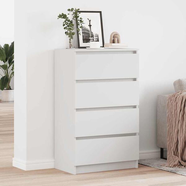 vidaXL Sideboard White 60x35x98.5 cm Engineered Wood