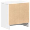 vidaXL Bedside Cabinet with Drawer White 39x28x41 cm