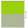 vidaXL Roller Blind Blackout Leaves Green 135x130 cm Fabric Width 131.6 cm Polyester
