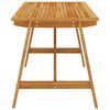 vidaXL 5 Piece Garden Dining Set Solid Acacia Wood