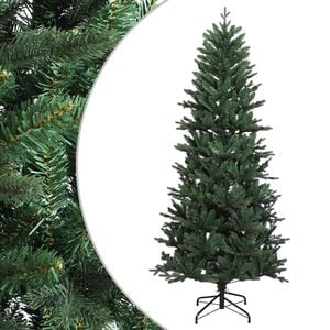 vidaXL Artificial Hinged Christmas Tree 180 cm PVC and PE Green