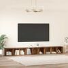 vidaXL TV Cabinet Set Wall-mounted 3 pcs Old Wood 37 x 35 x 107.5 cm
