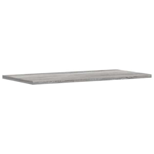 vidaXL Wall Shelves 4 pcs Grey Sonoma 60x20x1.5 cm Engineered Wood