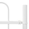vidaXL Garden Fence 4 pcs White 6.8 x 1 m Powder-coated Steel