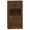 vidaXL Highboard Brown Oak Engineered Wood