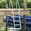 vidaXL 5-Step Dock Ladder Silver 58 x 77 x 191 cm Aluminium