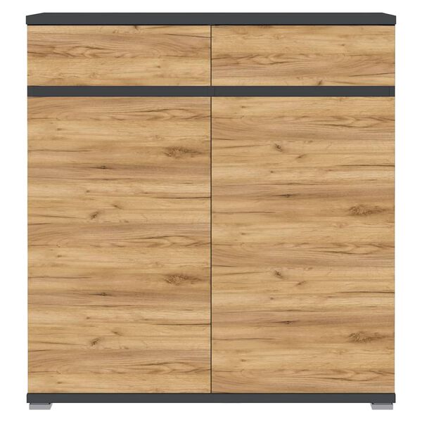 Germania Shoe Cabinet GW-Lissabon Oak and Anthracite