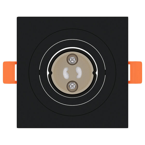 vidaXL Spotlight 24 pcs Black 9 x 9 x 2 cm Aluminium