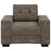 vidaXL Sofa Dark Grey 100 x 80 x 80 cm Fabric