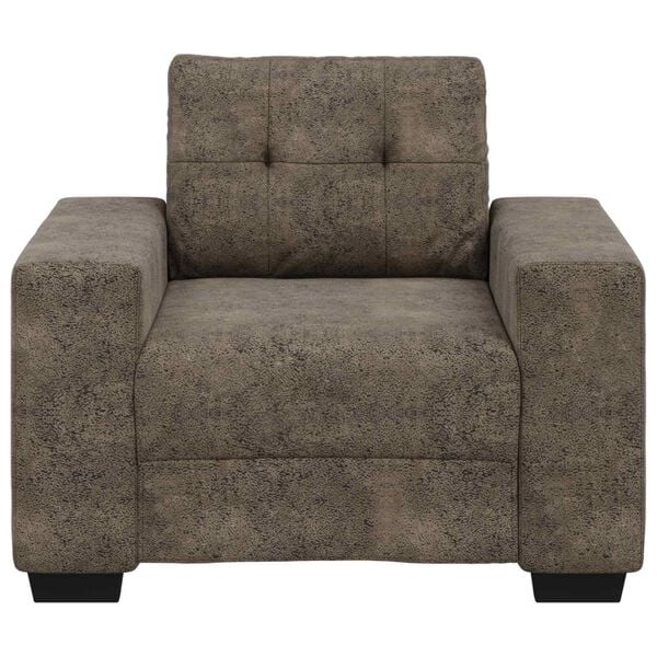 vidaXL Sofa Dark Grey 100 x 80 x 80 cm Fabric