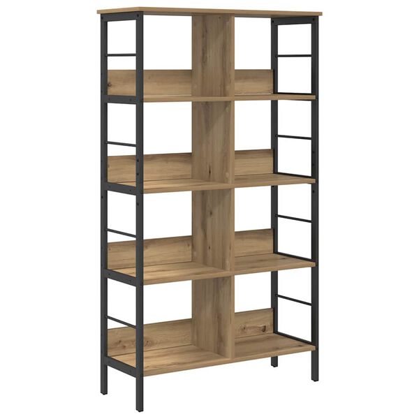 vidaXL Bookshelf Artisan Oak 82 x 32 x 144.5 cm Engineered Wood