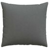 vidaXL Sofa Pillows 2 pcs Dark Grey 45 x 45 cm Fabric
