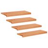 vidaXL Stair Treads 4 pcs 80 x 30 x 2 cm Varnish Solid Beech Wood
