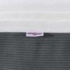 vidaXL Bed Mattress with Mattress Grey 100 x 200 cm Fabric