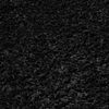 vidaXL High Pile Shaggy Rug Black 100x200 cm 50 mm