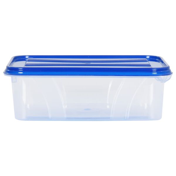 vidaXL Food Storage Containers with Lids 10 pcs PP