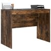 vidaXL Desk Smoked Oak 100 x 50 x 76 cm