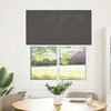 vidaXL Pleated Blind Black 110x100 cm Fabric Width 109.4 cm Polyester