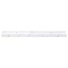 vidaXL Wall Shelf 4 pcs White Marble 60 x 9 x 3 cm Engineered Wood
