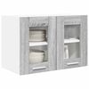 vidaXL Hanging Cabinet with Storage 2 pcs Grey Sonoma 60 x 31 x 40 cm