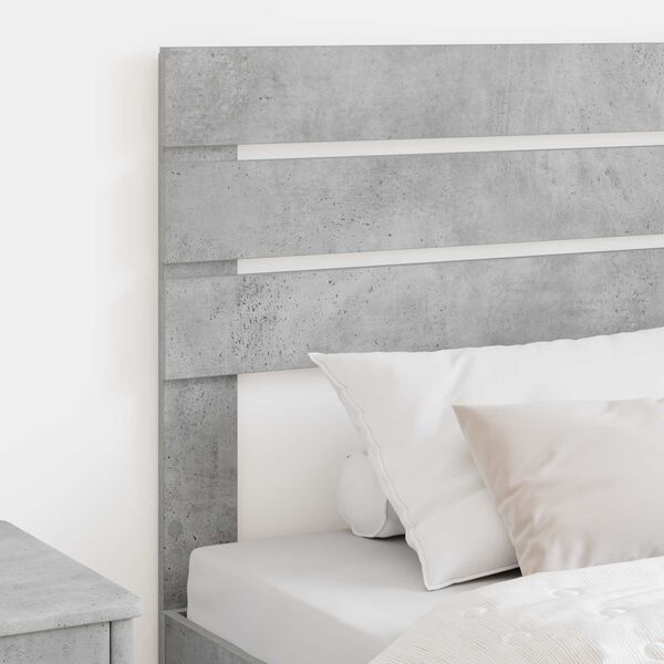 vidaXL Headboard Concrete Grey 90 cm Engineered wood