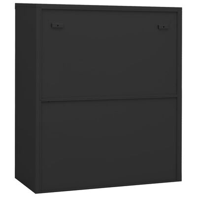 vidaXL Office Cabinet Anthracite 90x40x105 cm Steel