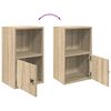 vidaXL Bookcase Sonoma Oak 31x24x52 cm Engineered Wood