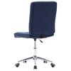 vidaXL Dining Chairs 4 pcs Blue Fabric