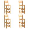 vidaXL 5 Piece Outdoor Bar Set Solid Acacia Wood