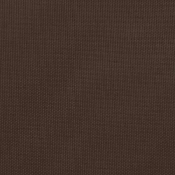 vidaXL Sunshade Sail Oxford Fabric Triangular 6x6x6 m Brown