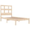 vidaXL Bed Frame without Mattress 90x190 cm Single Solid Wood Pine