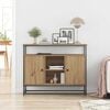 vidaXL Sideboard Artisan oak 100 x 35 x 80 cm Engineered wood