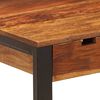 vidaXL Desk 110x55x78 cm Solid Acacia Wood and Steel