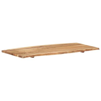 vidaXL Table Top Solid Acacia Wood 118x(50-60)x2.5 cm