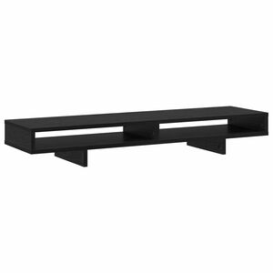 vidaXL Monitor Stand Black 100 x 27 x 15 cm Engineered Wood