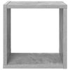 vidaXL Wall Cube Shelves 2 pcs Concrete Grey 26x15x26 cm