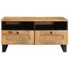 vidaXL Coffee Table Artisan Oak 80 x 54 x 40 cm Solid Mango Wood