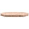 vidaXL Table Top &Oslash;60x4 cm Round Solid Wood Beech