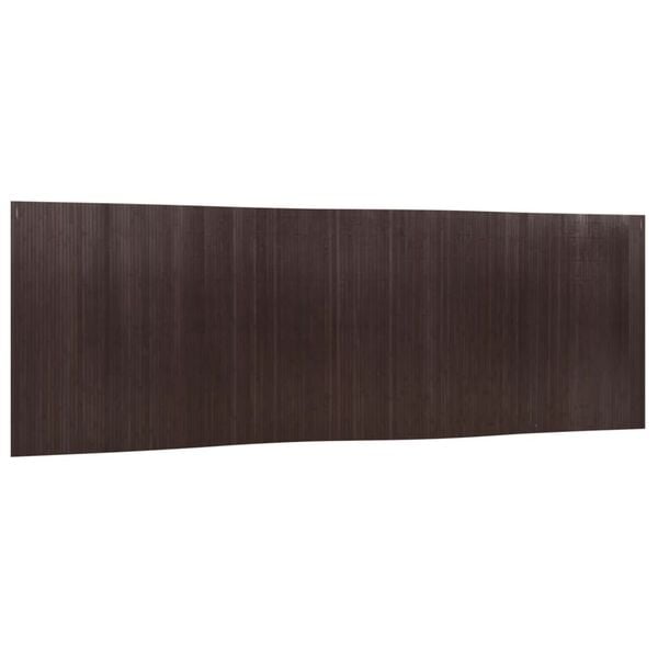 vidaXL Room Divider Dark Brown Width 600 cm Height 165 cm Bamboo