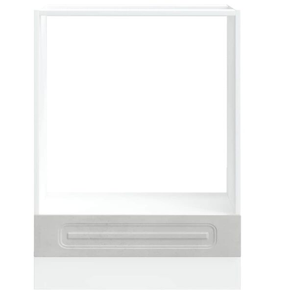 vidaXL Oven Cabinet Kalmar Concrete Grey Engineered Wood