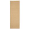 vidaXL Rug Natural Sisal 66x200 cm