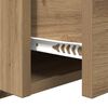 vidaXL Bedside Cabinet with Drawer 2 pcs Artisan Oak 50 x 32.5 x 80cm