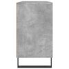 vidaXL Bathroom Cabinet Concrete Grey 80x33x60 cm Engineered Wood