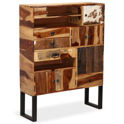 vidaXL Sideboard Solid Sheesham Wood 100x30x130 cm