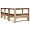 vidaXL Bookcase Bed without Mattress 90x200 cm Solid Wood Pine