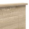 vidaXL Headboard Sonoma Oak Engineered Wood